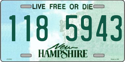 NH license plate 1185943