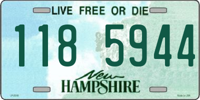 NH license plate 1185944