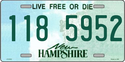 NH license plate 1185952