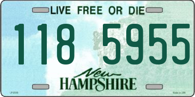 NH license plate 1185955