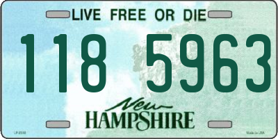 NH license plate 1185963