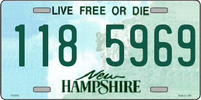 NH license plate 1185969