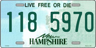NH license plate 1185970
