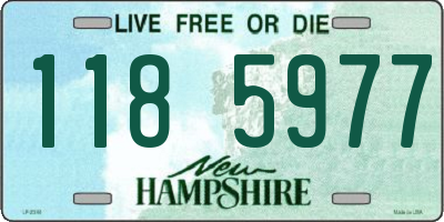 NH license plate 1185977