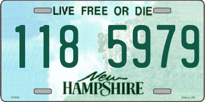 NH license plate 1185979