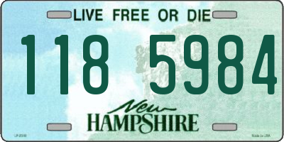 NH license plate 1185984