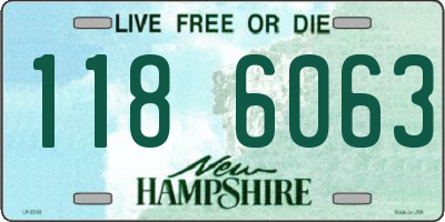 NH license plate 1186063