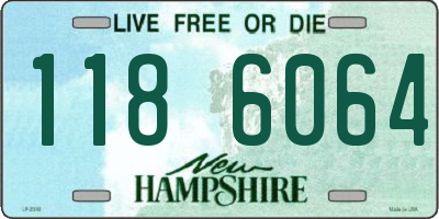 NH license plate 1186064