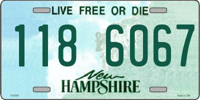 NH license plate 1186067