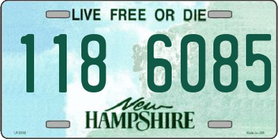 NH license plate 1186085