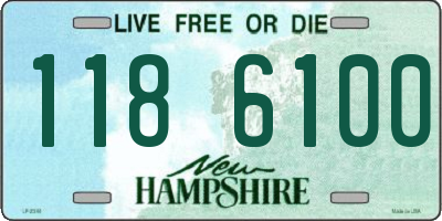 NH license plate 1186100