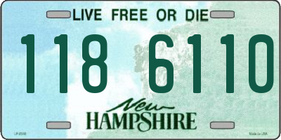 NH license plate 1186110