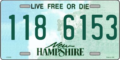 NH license plate 1186153