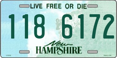 NH license plate 1186172