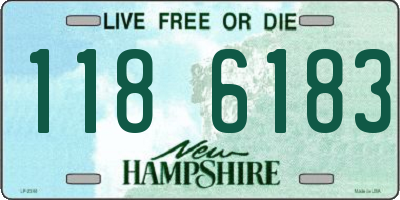 NH license plate 1186183