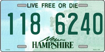 NH license plate 1186240