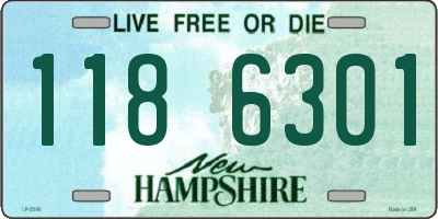 NH license plate 1186301