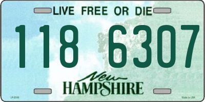 NH license plate 1186307