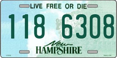 NH license plate 1186308