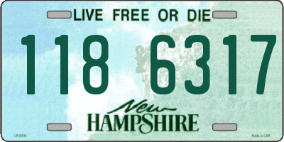 NH license plate 1186317
