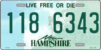 NH license plate 1186343