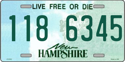 NH license plate 1186345