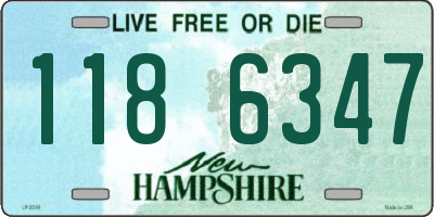 NH license plate 1186347