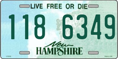 NH license plate 1186349