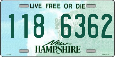 NH license plate 1186362