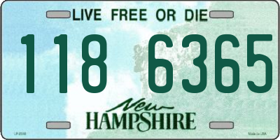 NH license plate 1186365