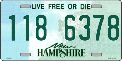 NH license plate 1186378