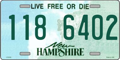 NH license plate 1186402