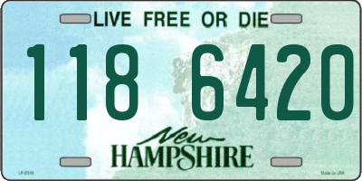 NH license plate 1186420
