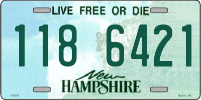NH license plate 1186421