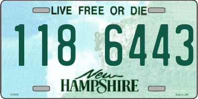 NH license plate 1186443