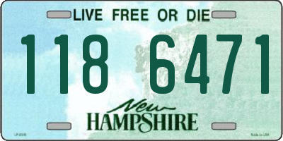 NH license plate 1186471