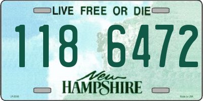 NH license plate 1186472
