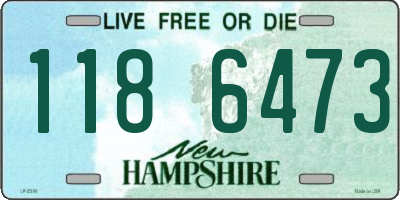 NH license plate 1186473