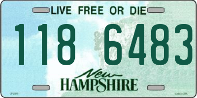 NH license plate 1186483