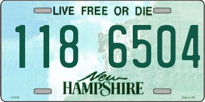 NH license plate 1186504