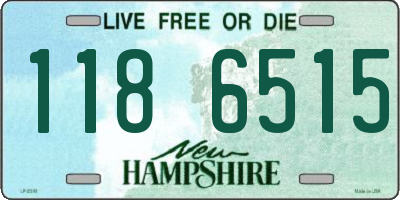 NH license plate 1186515