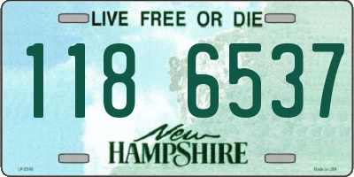 NH license plate 1186537
