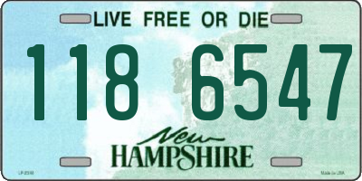 NH license plate 1186547