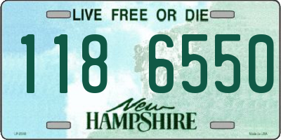 NH license plate 1186550