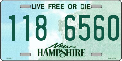 NH license plate 1186560