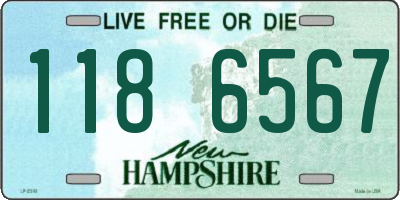 NH license plate 1186567