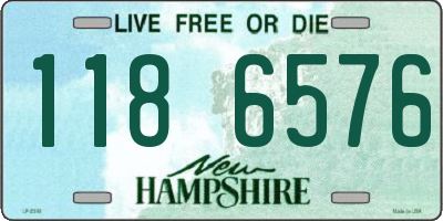 NH license plate 1186576