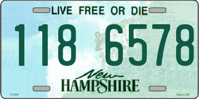NH license plate 1186578