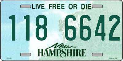 NH license plate 1186642