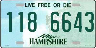 NH license plate 1186643